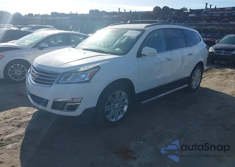2014 Chevrolet Traverse 1Lt из США, поврежденный, VIN 1GNKRGKDXEJ294748